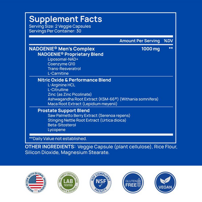 NAD+ Supplement for Men
